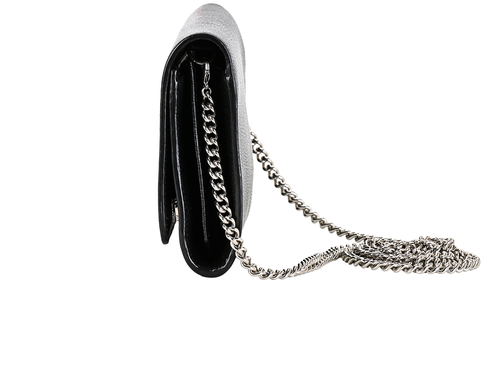 Kan I Wallet On Chain, &pound;495, Handbags, Black, Leather, Bottom view